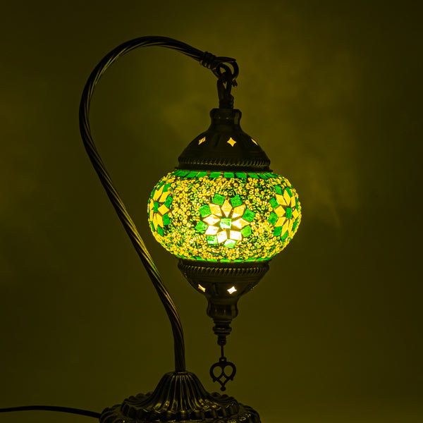 綠光森林天鵝燈